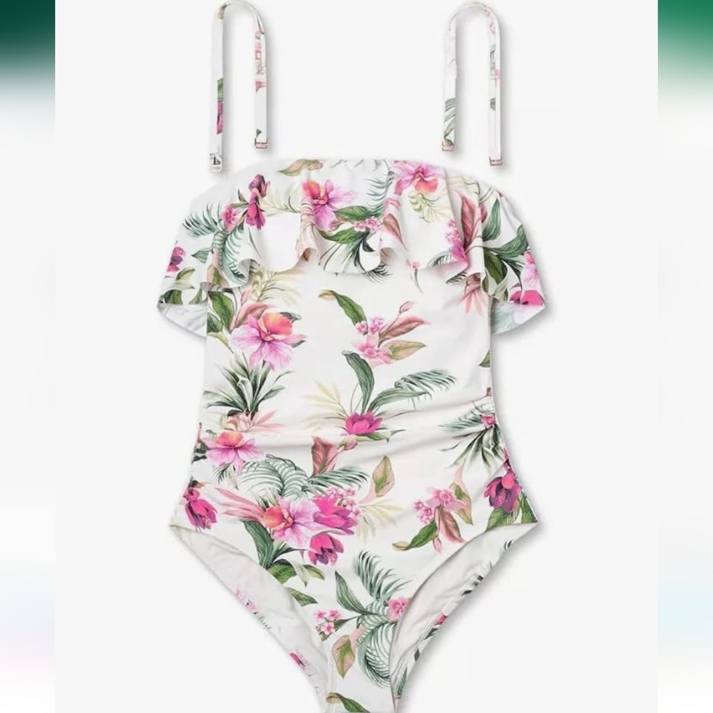 Kona sol bandeau full coverage one piece swimsuit